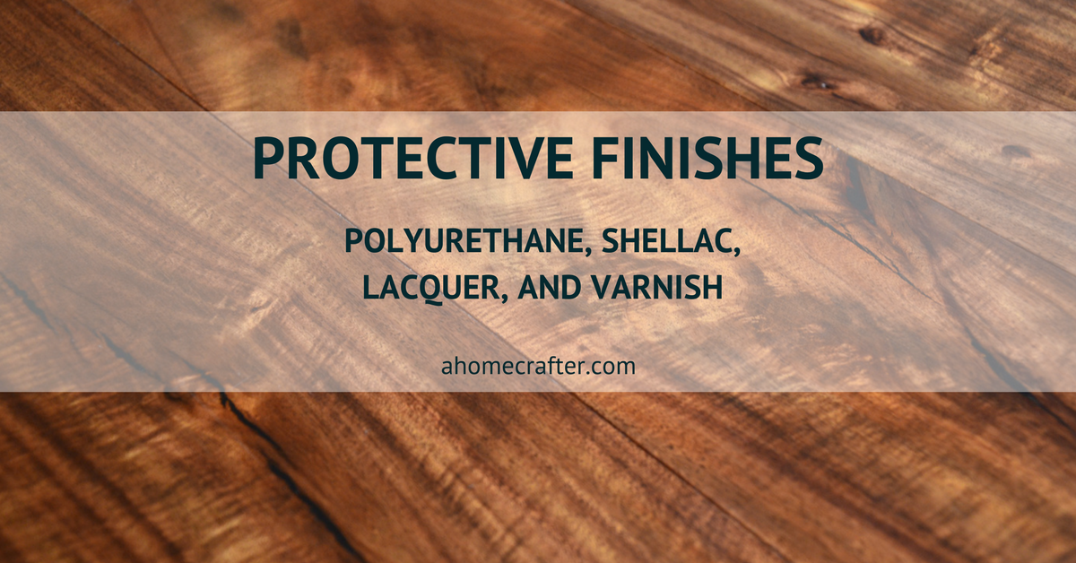 Protective Finishes